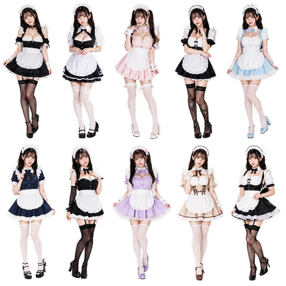 AI woman sheet style sticker(AI女性 シート画像ステッカー）