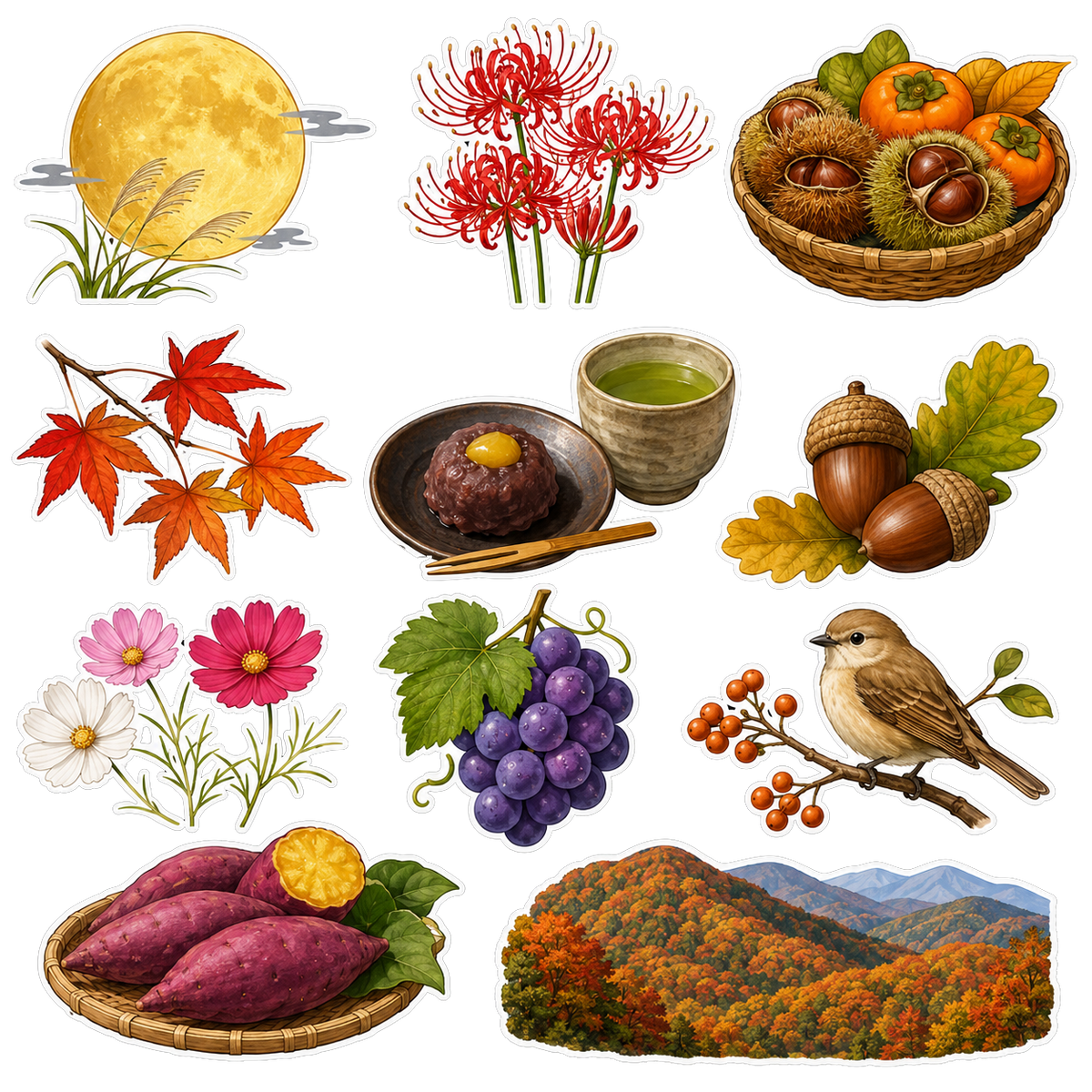 Wide variety of stickers（多種多様なステッカー）
