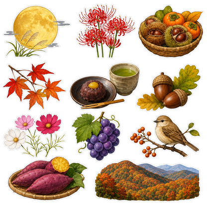 Wide variety of stickers（多種多様なステッカー）