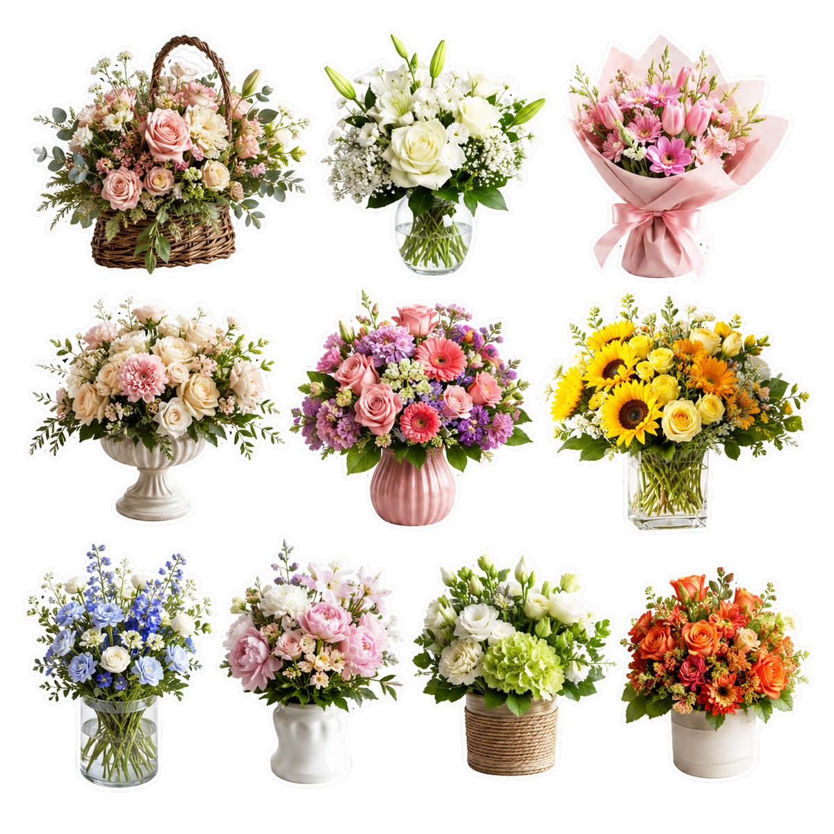 Wide variety of stickersⅡ（多種多様なステッカー2）