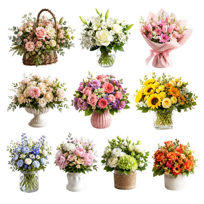 Wide variety of stickersⅡ（多種多様なステッカー2）